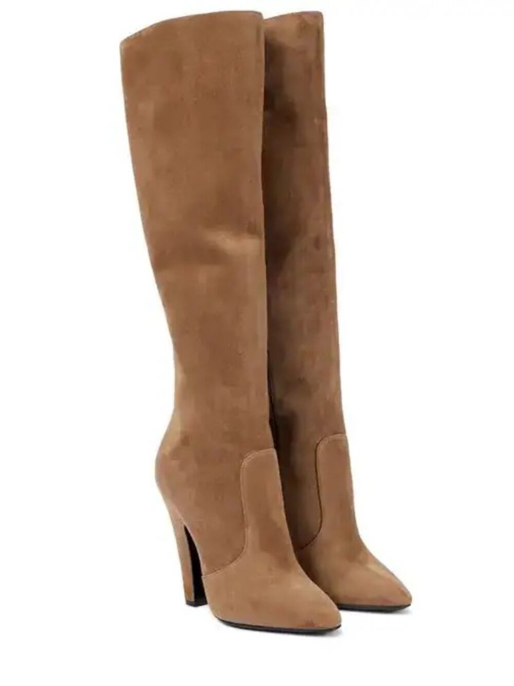 Saint Laurent 68 suede knee-high boots